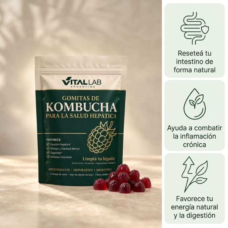 Gomitas Kombucha - Limpieza Hepática y Cuidado Digestivo