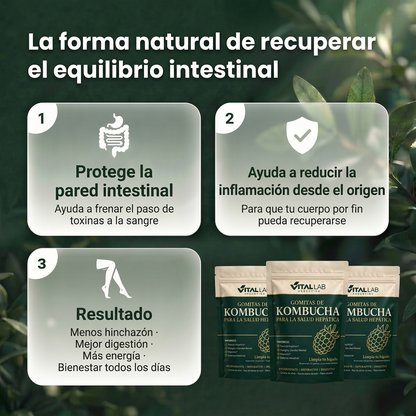 Gomitas Kombucha - Limpieza Hepática y Cuidado Digestivo