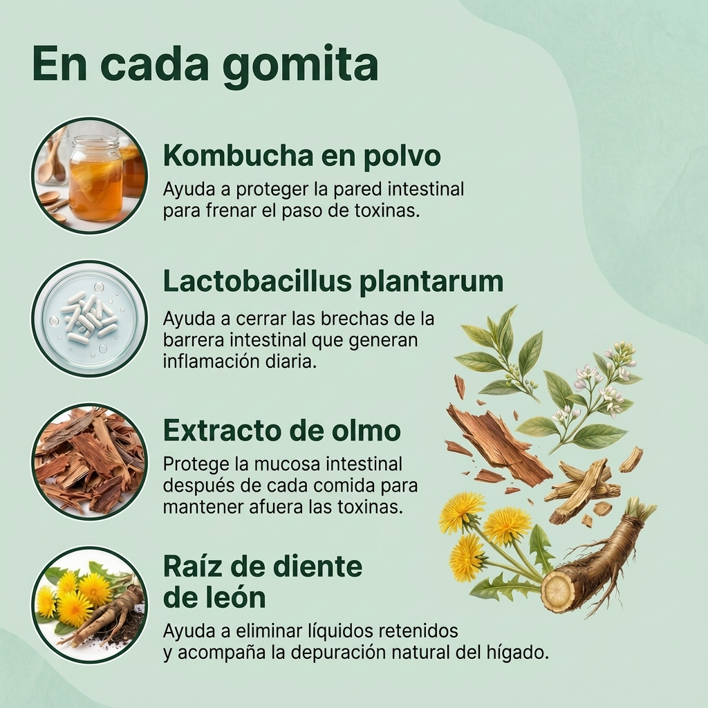 Gomitas Kombucha - Limpieza Hepática y Cuidado Digestivo