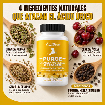Purge - Balanceá tus niveles de ácido úrico