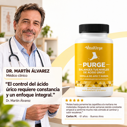 Purge - Balanceá tus niveles de ácido úrico